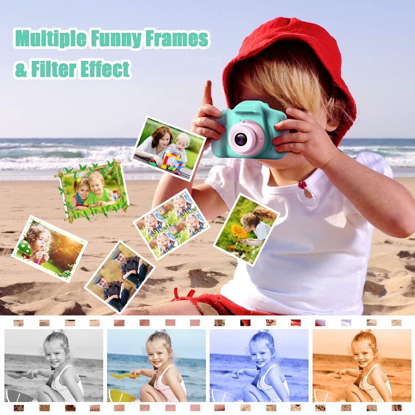 Caddle & Toes Kids Digital Camera – 32GB HD Selfie Toy
