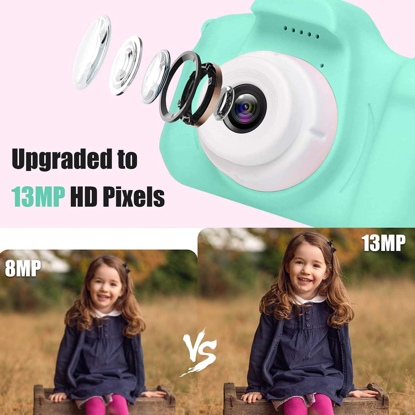 Caddle & Toes Kids Digital Camera – 32GB HD Selfie Toy